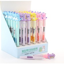 Hobilinka 07 Uçlu Ledli Dinazor Tasarımlı Kalem