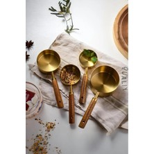 Hobilinka 4'lü Ahşap Saplı Ölçü Kaşığı