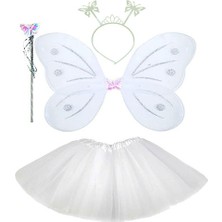 Hobilinka Beyaz Kelebek Kostümü Seti