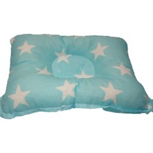 Moje Mega Yıldız Mavi Emzirme Yastığı %100 Pamuklu Yumuşak Destekleyici Özellikli