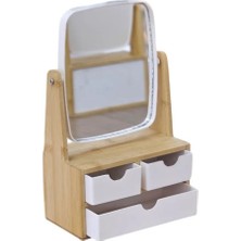 Cngzhn Ahşap 3 Çekmeceli Ayna