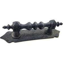 Hobilinka Antika Tarz Dekoratif Pirinç Ağır Kapı Çekme Kolu - 280X65 Mm, Oksit