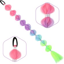 Decostyle Örgülü Aksesuarlı Lastikli At Kuyruğu / ACM15