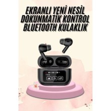 Hobilinka Kulak Içi Bluetooth Kulaklık Ekranlı Müzik Dinleme Çağrı Cevaplama Siyah