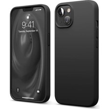 Hobilinka  iPhone 14 Kılıf First Silikon - Siyah