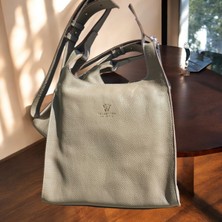 Valvic Hakiki Deri Yeni Tasarım Omuz ve Çapraz Asılabilir Çanta