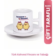 Cup Mup Gül Yüzlü Bacım | Arkadaş Hediye Kahve Fincanı