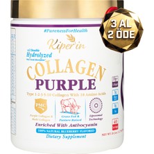 Kiperin %100 Saf ve Doğal Mor & Çoklu Kolajen Peptitleri içeren Lipozomal Teknoloji Diyet Takviyesi (576 gr)