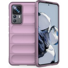 Hobilinka  Xiaomi Mi 12T Pro Kılıf Optimum Silikon - Mor