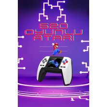 Hobilinka Kablosuz Oyun Konsolu Atari Game Stick Retro Konsol 520 Oyunlu