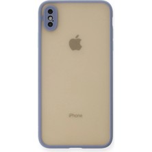 Hobilinka  iPhone Xs Max Kılıf Montreal Silikon Kapak - Gri