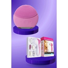 Hobilinka Ikili Cilt Bakım Seti 5 Başlıklı Yüz Temizleme ve Masaj Aleti Canlandırıcı ve Onarıcı