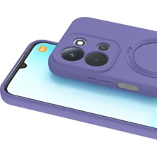 Hobilinka  Xiaomi Redmi 15C 4g Regal Magsafe Standlı Kapak - Lila