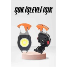 Hobilinka Çok Işlevli Acil Durum Işığı USB Şarjlı Cep Feneri 7 Farklı Mod