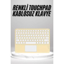 Hobilinka Touchpad Uyumlu Bluetooth Klavye Slim Kablosuz Wifi Q Klavye