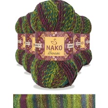 Hobilinka 5 Adet Hercai Ebruli Hırka Kazak Atkı Bere El Örgü Ipi Yünü 7130