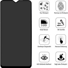 Hobilinka Redmi Note 8 Uyumlu Hayalet Ekran Gizli Tam Kaplayan Kırılmaz Cam Seramik Ekran Koruyucu Film