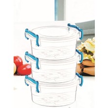 Hobilinka Sweet Yuvarlak Saklama Kabı 3'lü ROYALEKS-ÇNK2320