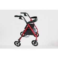 Poylin Tekerlekli Yürüteç Rolatör Hasta Yaşlı Yürüteci 130 kg Taşır