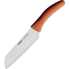 Pirge Deluxe Gri Santoku Bıçağı 17 cm