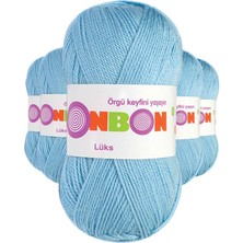 Hobilinka 5 Adet Lüks Patik Ipi Yünü Mavi 98231