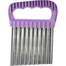 Hobilinka Özel Tutacaklı Şekilli Sebze ve Meyve Kesme Aleti Cips Doğrayıcı ROYALEKS-35126