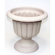 Hobilinka 9,8 Litre Nergis Ayaklı Saksı Kırık Beyaz ROYALEKS-N001