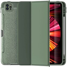 Hobilinka  iPad Pro 11 (2020) Kılıf Tablet Focus Silikon - Yeşil