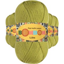 Hobilinka 5 Adet Lüks Patik Ipi Yünü Açık Yeşil 98229