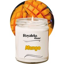 Hobilinka Doğal Özel Seri Kokulu Dekoratif Kavanoz Mum 210 cc - Mango Esansı - Ryl
