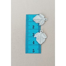 Hobilinka Oya Abiye Bileklik Kolye Pleksi Metalik Plastik Pul Gümüş Renk 24 Gram 75 Adet - BNC582