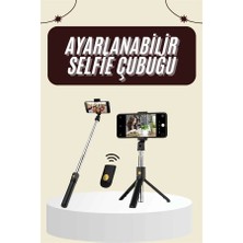 Hobilinka Cep Telefonu Tripod Standı Manyetik Selfie Sopa Bluetooth Uzaktan Kumandalı