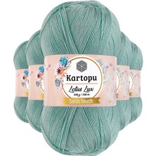 Hobilinka 5 Adet Lotus Lux Bikini Büstiyer Bluz Simli Örgü Ipi K507 Mint