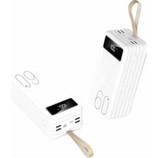 Hobilinka Powerbank 60.000 Mah Taşınabilir Şarj Hızlı El Fenerli Dijital Göstergeli