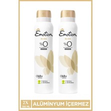 Hobilinka 2 Adet Emotion Bliss Kadın Vegan Deodorant 150 ml Hızlı Kurur , Leke Bırakmaz