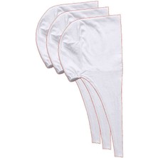 Hobilinka 3 Adet Tesettür Bone Bağcıklı Likralı Beyaz