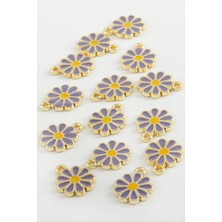 Hobilinka Papatya Tek Kulplu Mineli Bileklik ve Kolye Ucu Aparatı 1 Adet