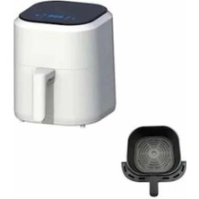 Hobilinka Hava Fritözü 4l Airfryer Pratik Uzun Ömürlü Yağsız Pişirme Taşınabilir