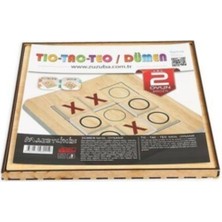 Feyza Design El Işi Kağıtları Iki Oyun Birden Ahşap Zeka Oyunları