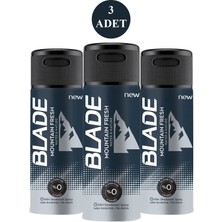 Hobilinka 3 Adet Mountain Fresh Erkek Deodorant 150ML Leke Bırakmaz