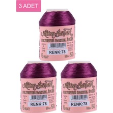 Hobilinka 3 Adet Altınbaşak Oya ve Dantel Ipi 20 gr - Royaleks - No: 078