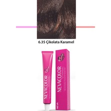 Hobilinka Premium 6.35 Çikolata Karamel - Kalıcı Krem Saç Boyası 50 G Tüp