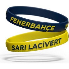 Fenerbahçe Lisanslı Lacivert Fb Bileklik Silikon Malzemeden Çocuk İçin XS-S Ölçü