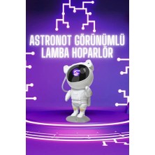 Hobilinka Astronot Şeklinde Bluetooth Hoparlör Gökyüzü Kumandalı Aydınlatma Lamba