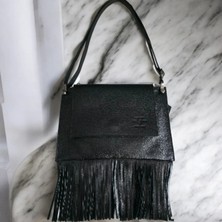 Valvıc Hakiki Deri Püsküllü Genç Kız Çanta