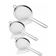 Hobilinka Büyük 3'lü Metal Süzgeç ROYALEKS-CLKN-1359