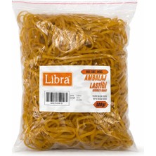 Libra 500 gr Kauçuk Kalın Ambalaj Lastiği – Kilitli Poşet Paket (120 mm x 3 Mm)