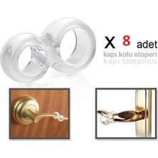 Hobilinka Kapı Kolu Stoperi  Kapı Tamponu  8 Adet (72)