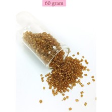 Hobilinka Kesme Cam Boncuk 2mm - 60 Gram - Şeffaf Kahverengi - BNC354