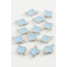 Hobilinka Çiçek Çift Kulplu Mineli Bileklik ve Kolye Ucu Aparatı 1 Adet